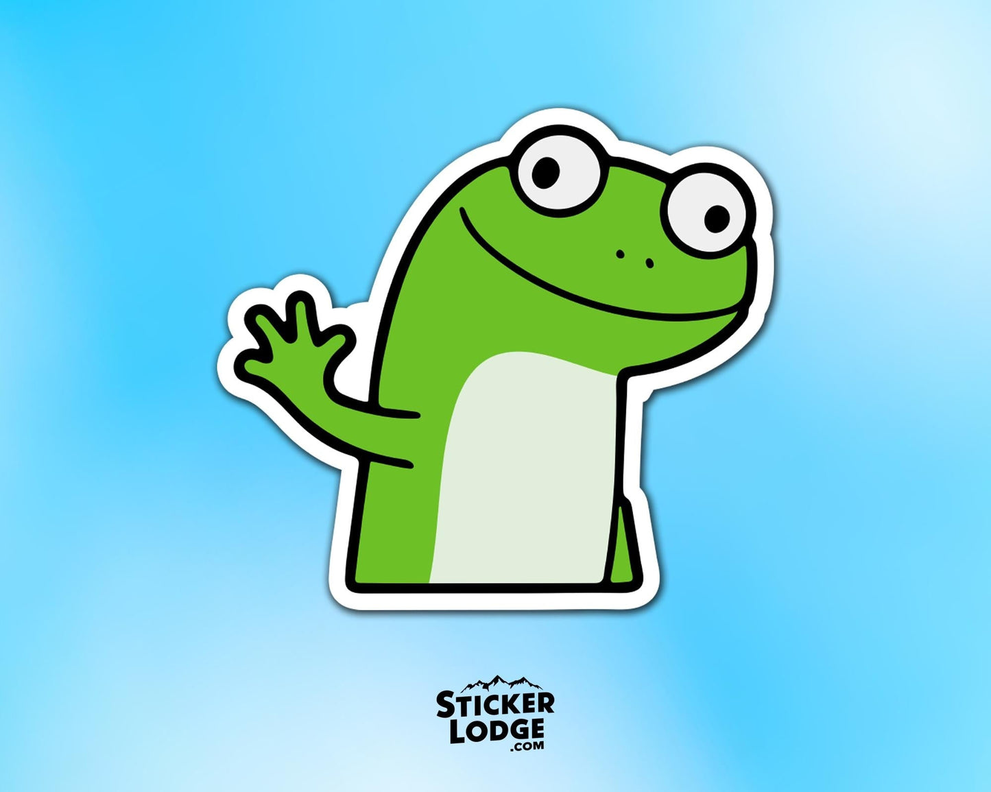 Lizard Meme Vinyl Sticker