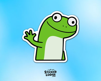Lizard Meme Vinyl Sticker