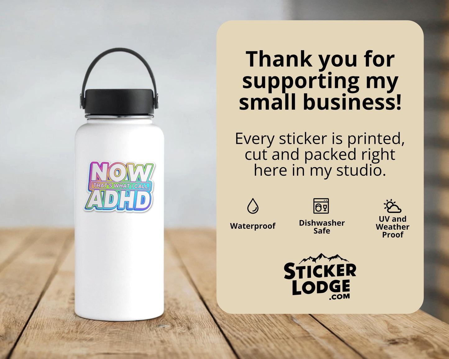 Now That's What I Call ADHD Vinyl Sticker