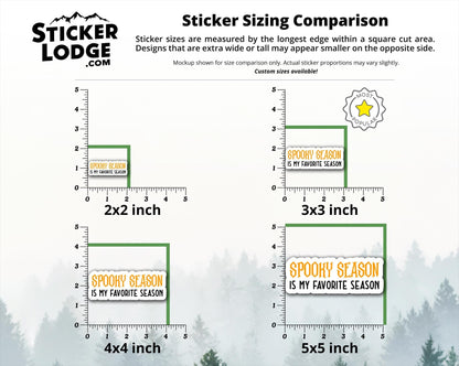 Spooky Season is my Favorite Season Vinyl Sticker