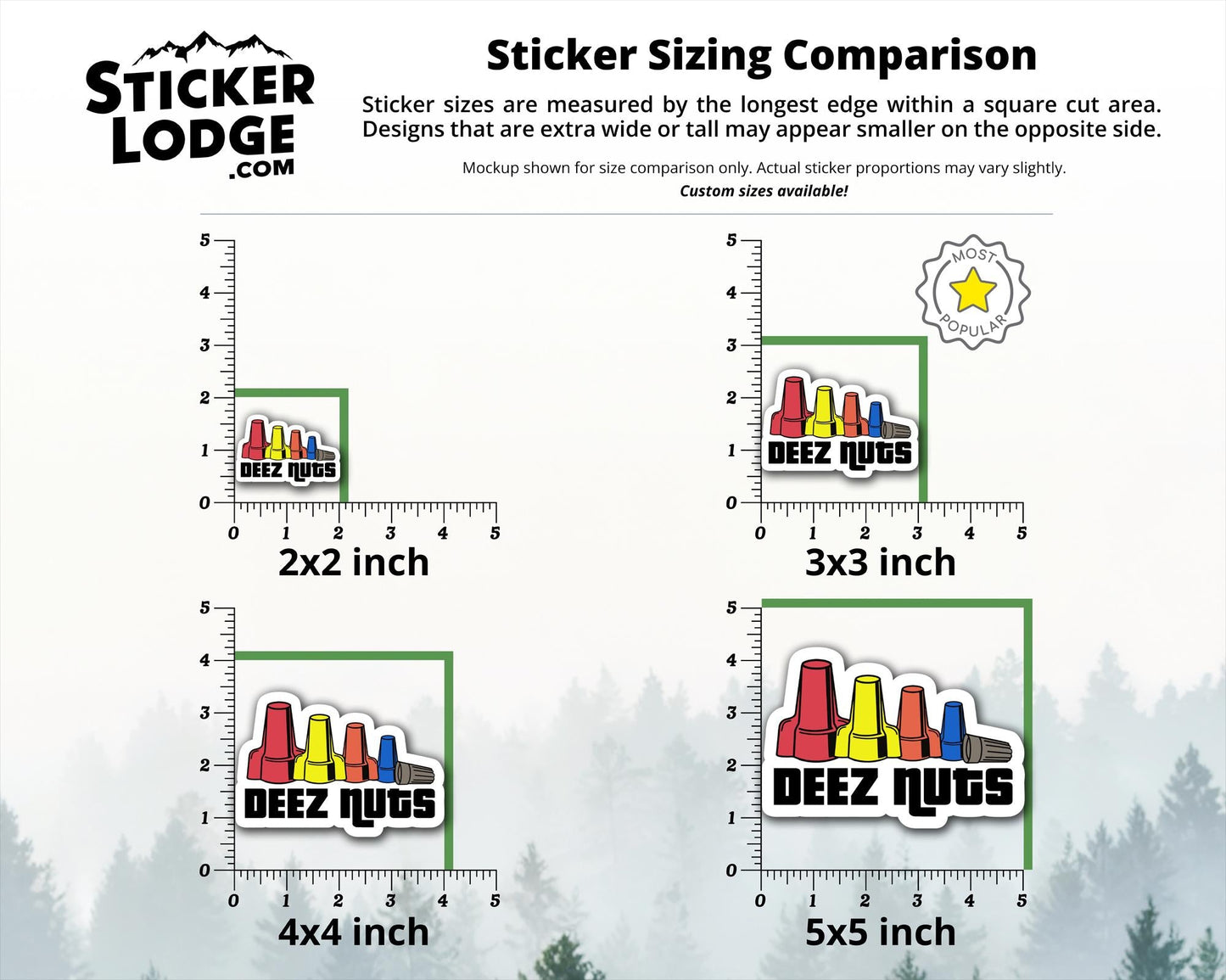 Deez Nuts Vinyl Sticker