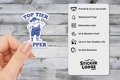 Top Tier Yapper Vinyl Sticker
