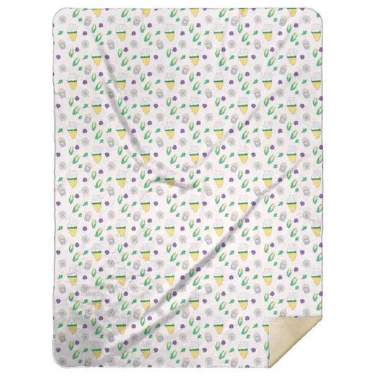 Illinois Plush Throw Blanket 60x80