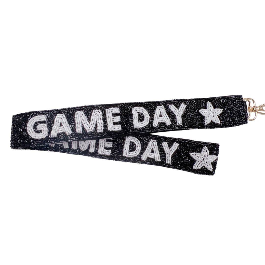 Game Day Black/White Strap