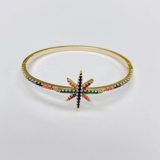 Rainbow Starburst Bangle