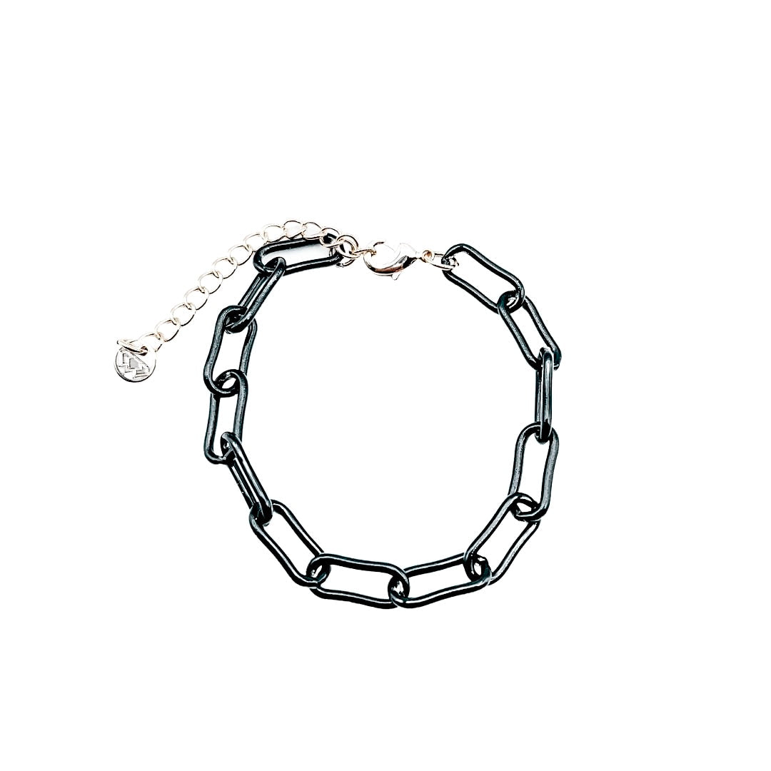 Link Black Bracelet