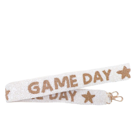 Game Day White/Gold Strap