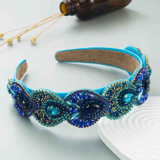 Evelyn Blue Headband