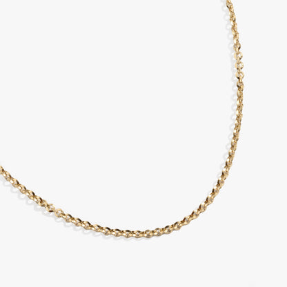 Faceted Rolo Charm & Layering Necklace