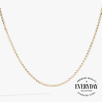 Faceted Rolo Charm & Layering Necklace