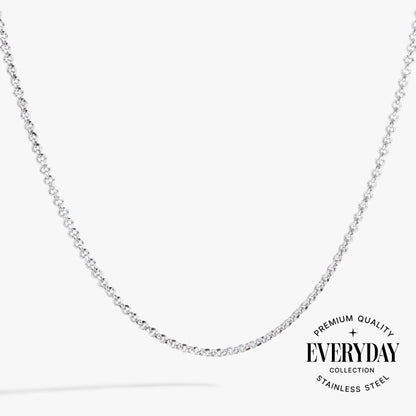 Faceted Rolo Charm & Layering Necklace