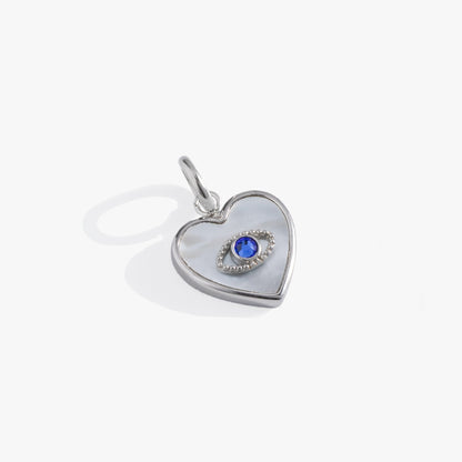 Evil Eye Heart Interchangeable Charm