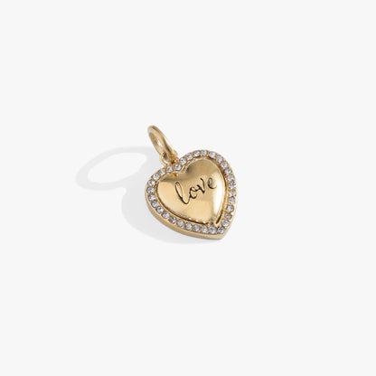 Love Pave Heart Interchangeable Charm