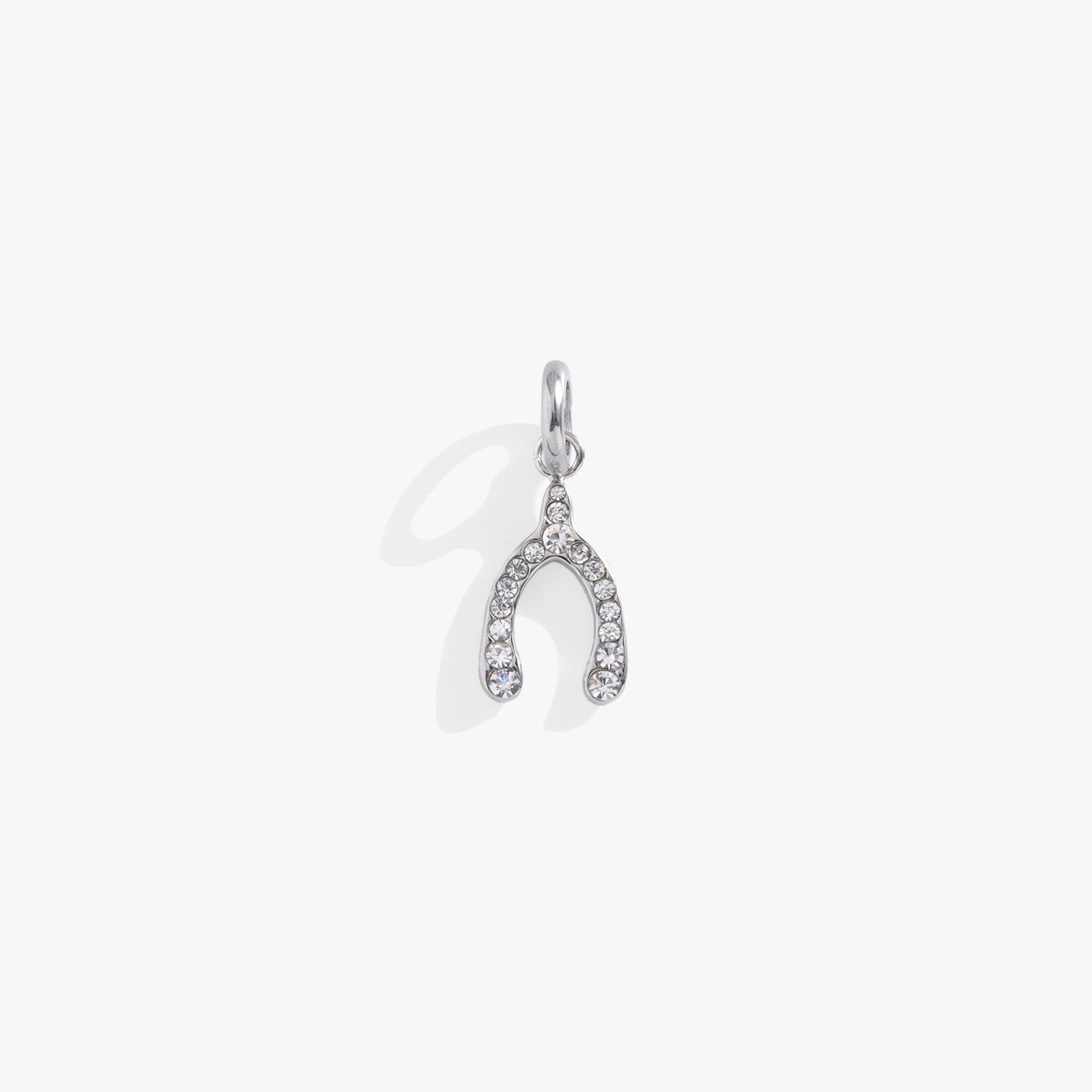 Pave Wishbone Interchangeable Charm