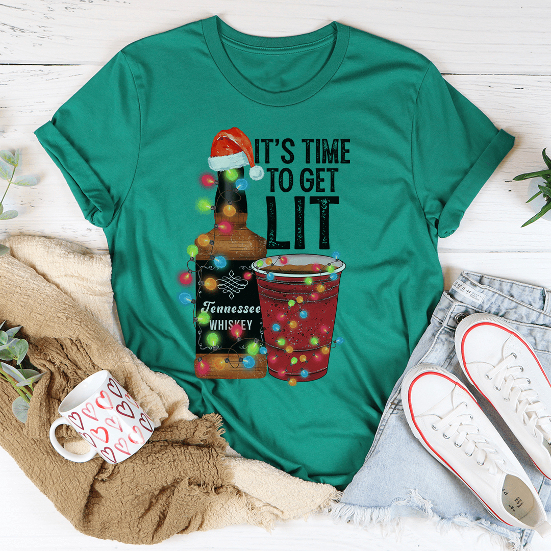 It's Time To Get Lit Tee