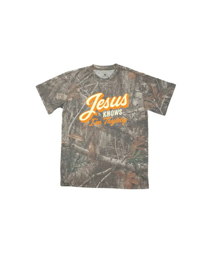 Jesus Knows I'm Trying T-Shirt