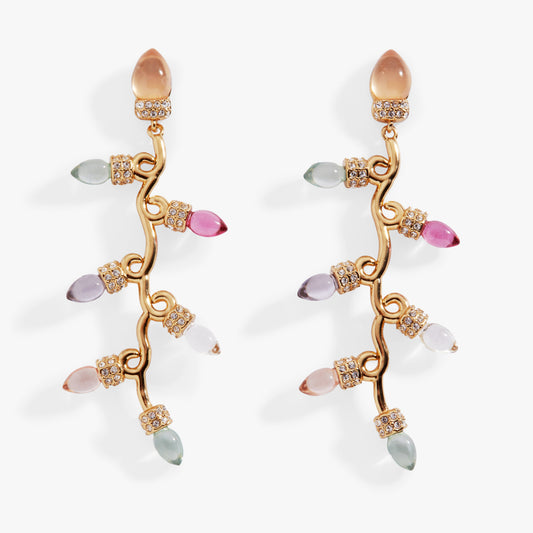 Christmas Muted Light Bulb Earrings