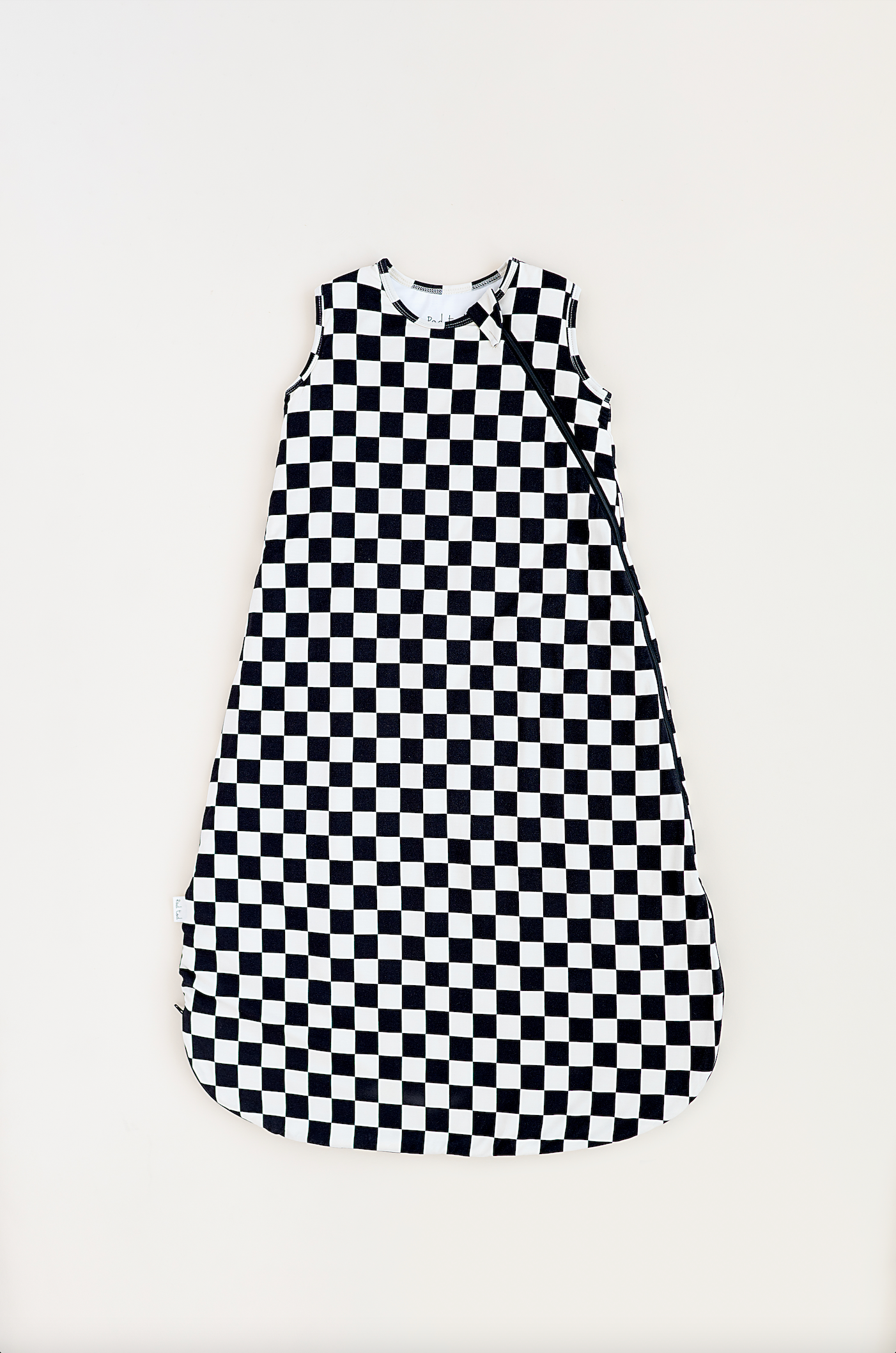 BAMBOO SLEEP BAG - BLACK CHECKERS