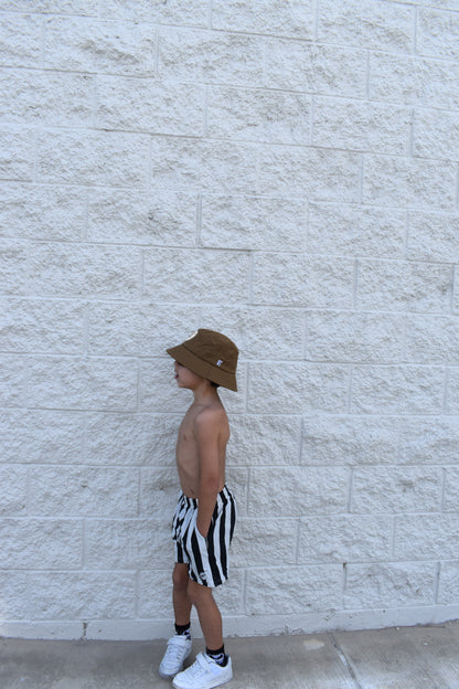 MOCHA WATERPROOF BUCKET HAT