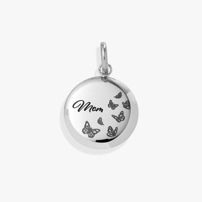 Mom Butterfly Disc Charm