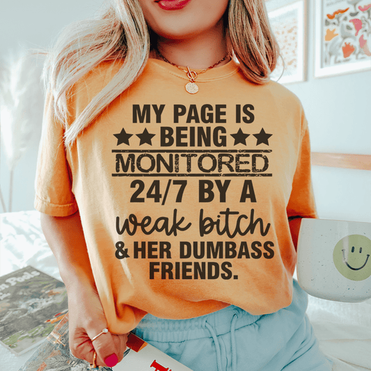 Monitored 24/7 Tee