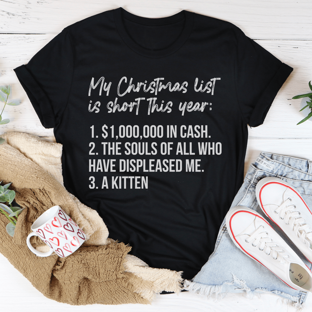 My Christmas List Tee