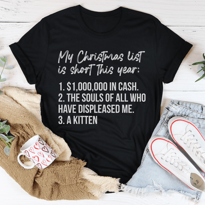 My Christmas List Tee