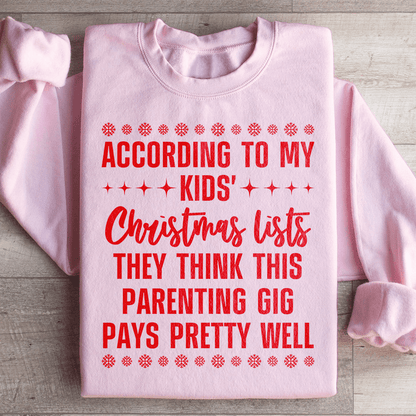 My Kids' Christmas Lists Sweatshirt