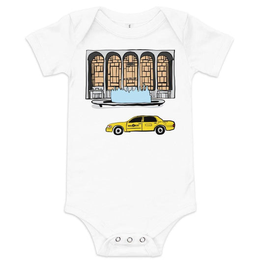 New York City Lincoln Center Baby Onesie NYC Everyday Newborn Outfit