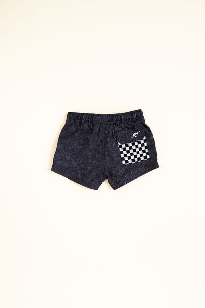 ACID WASH MIDNIGHT CHECK SWIMMIE