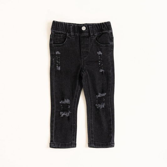 DISTRESSED JEANS - ONYX WASH