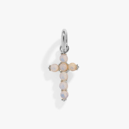 Opal Cross Interchangeable Charm