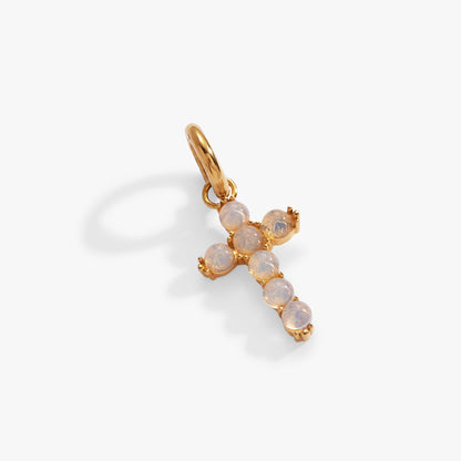 Opal Cross Interchangeable Charm