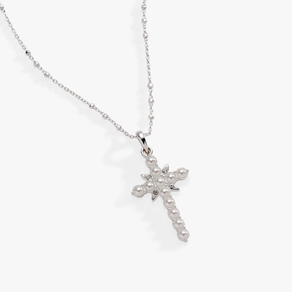 Divine Guides Cross Pendant Necklace
