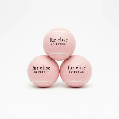 So Fetch! Tennis Ball Pack of 3 - Blush