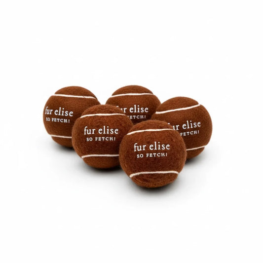 So Fetch! Tennis Ball Pack of 5 - Brune