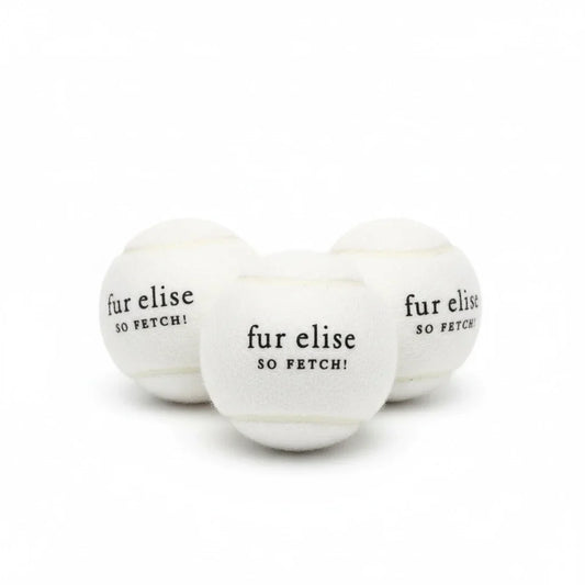 So Fetch! Tennis Ball Pack of 3 - Ivory