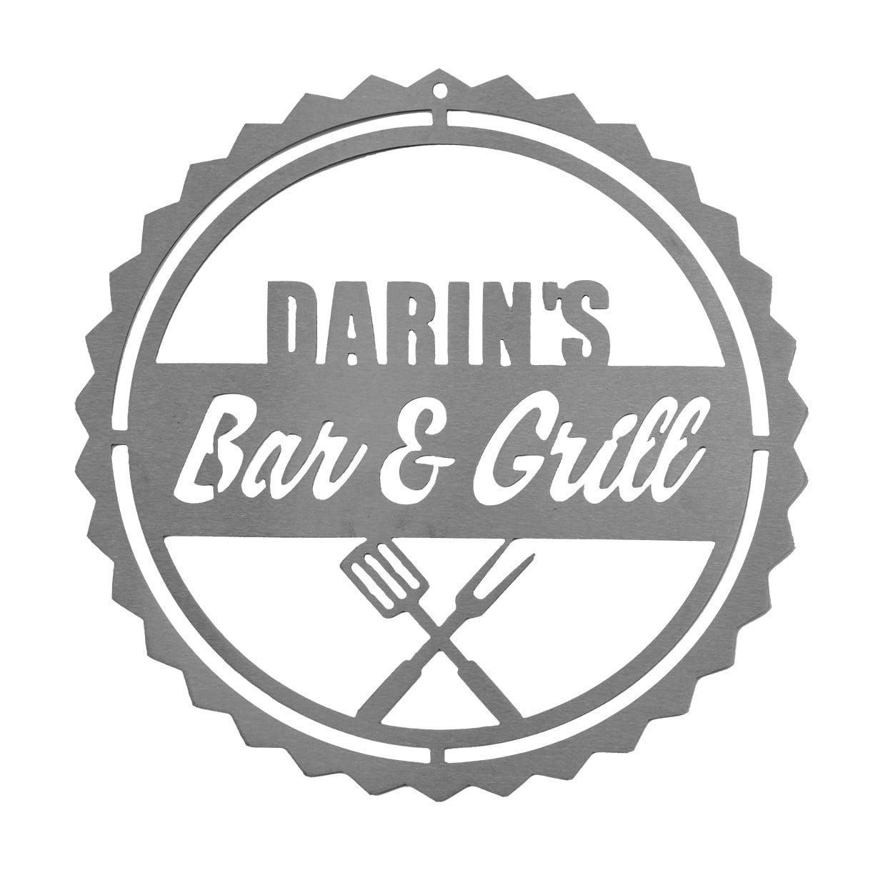Just For Him Personalized Signs - BBQ, Garage, and Workshop Metal Wall Art