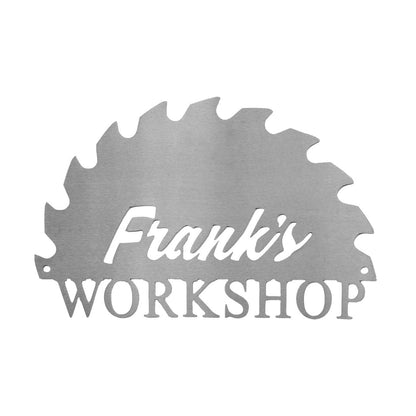 Just For Him Personalized Signs - BBQ, Garage, and Workshop Metal Wall Art