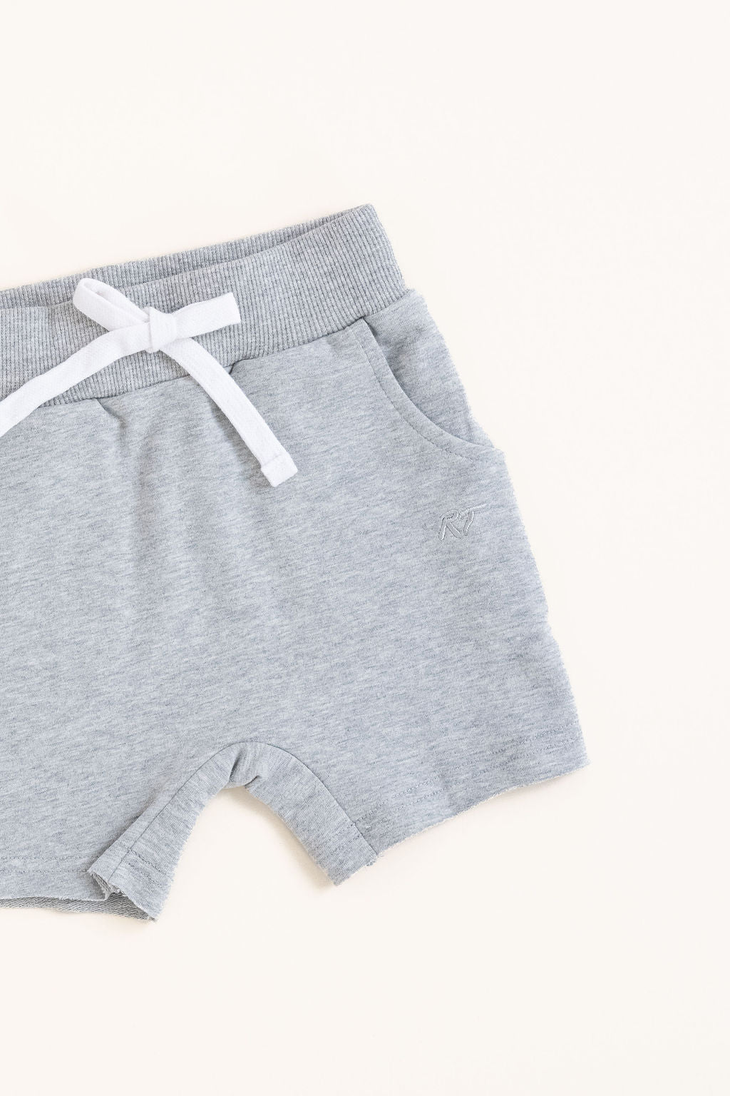 ORGANIC COTTON SHORTIES - GRAY