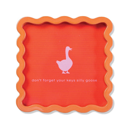 Silly Goose Lacquer Tray