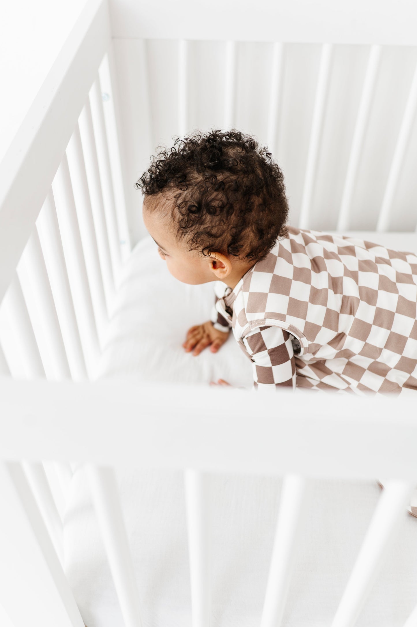 BAMBOO SLEEP BAG -  TAN CHECKERS