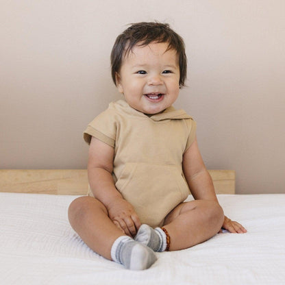 Sleeveless Hoodie Romper - more colors *0-3m and 12-18m left
