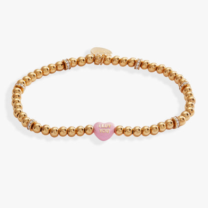 Sweethearts® 'I Luv You' Stretch Bracelet