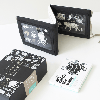 Baby Tummy Time Gallery with Mirror Gift Set