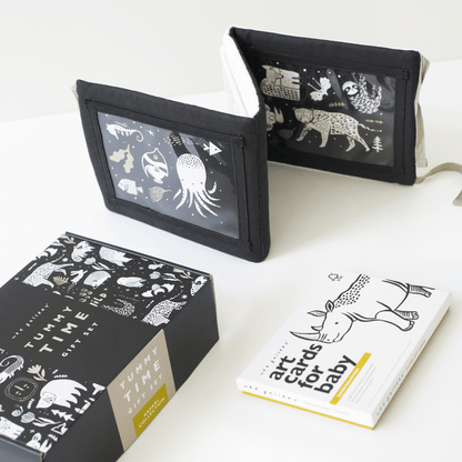 Baby Tummy Time Gallery with Mirror Gift Set