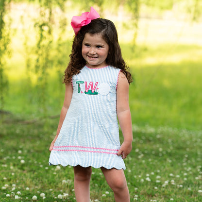 Teeing Up To Two Birthday Golf Dress