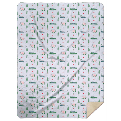 Washington State Plush Throw Blanket 60x80 Cozy Hometown Comfort