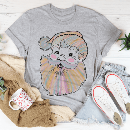 Watercolor Santa Tee
