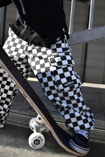 ZIGGY DENIM - BLACK CHECKERS
